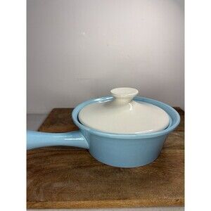 Cameron Clay Scandia Line Oven Proof USA 1 Qt Covered French Casserole Mint